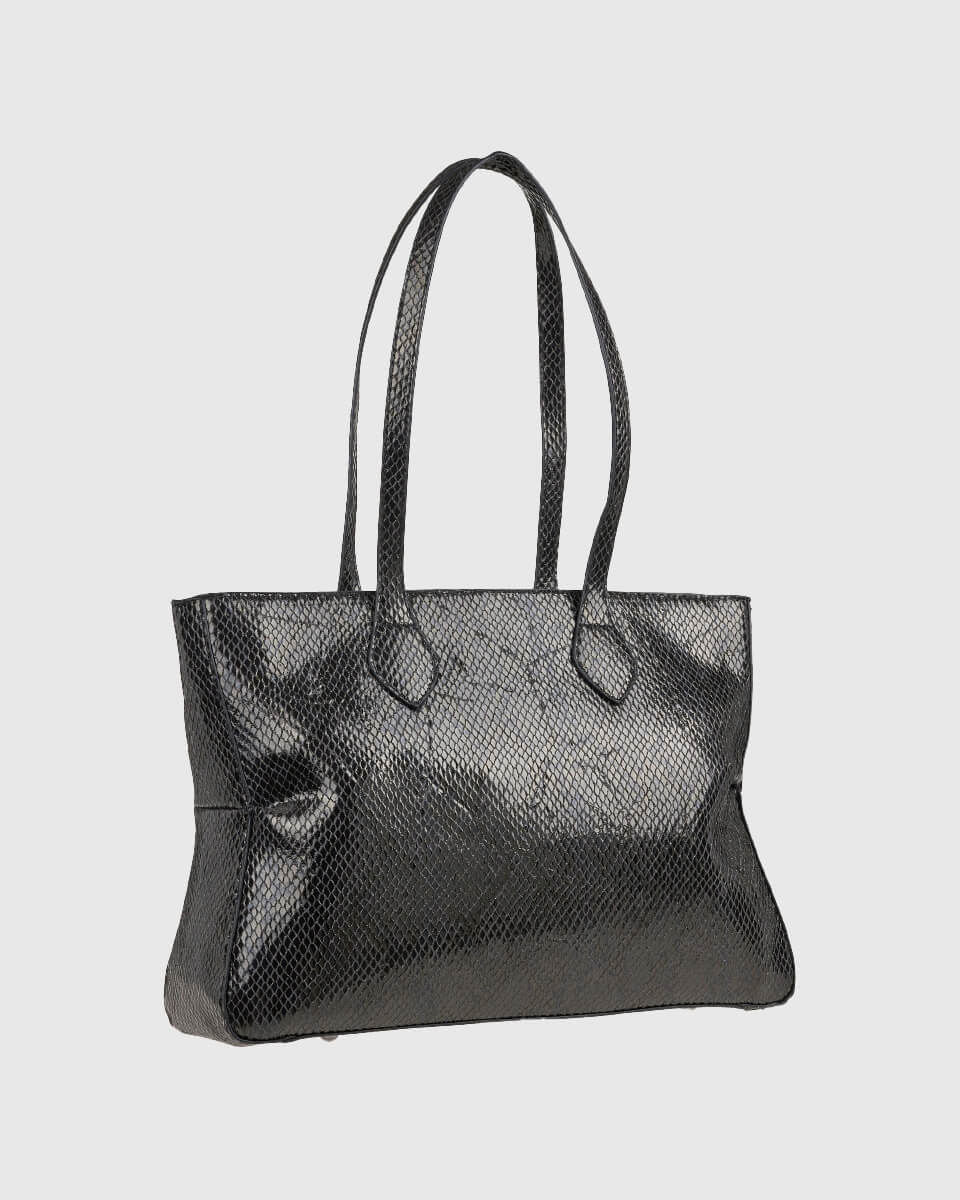 VERDE ΓΥΝΑΙΚΕΙΑ ΤΣΑΝΤΑ ΩΜΟΥ 16-0008239 ANIMAL PRINT ΜΑΥΡΟ