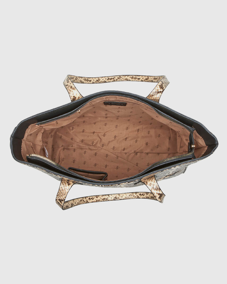 VERDE ΓΥΝΑΙΚΕΙΑ ΤΣΑΝΤΑ ΩΜΟΥ 16-0008239 ANIMAL PRINT ΜΠΕΖ