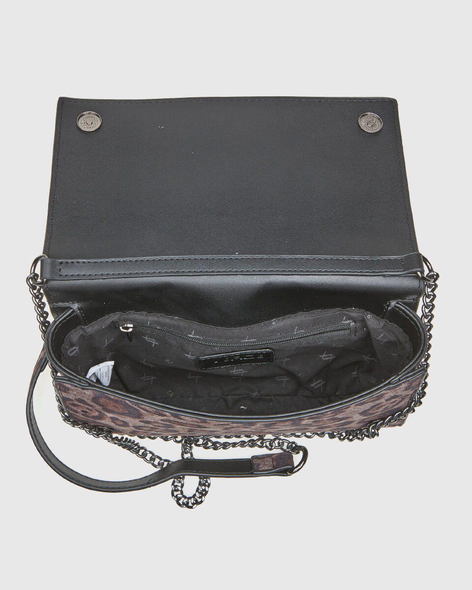 VERDE ΓΥΝΑΙΚΕΙΑ ΤΣΑΝΤΑ ΧΙΑΣΤΙ 16-0008298  ANIMAL PRINT ΚΑΦΕ