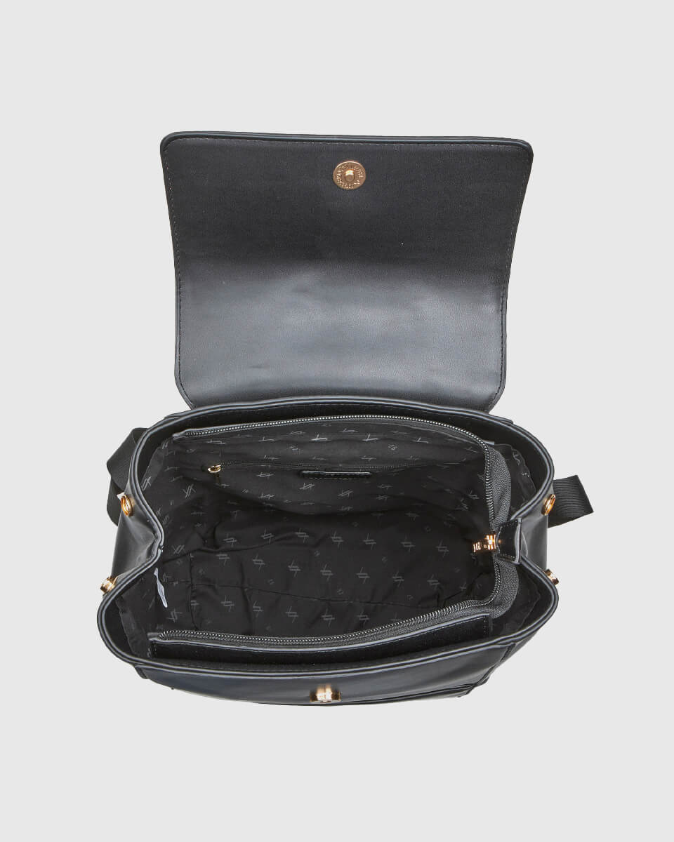 VERDE ΓΥΝΑΙΚΕΙΟ ΣΑΚΙΔΙΟ ΠΛΑΤΗΣ 16-0008311 ANIMAL PRINT ΜΑΥΡΟ