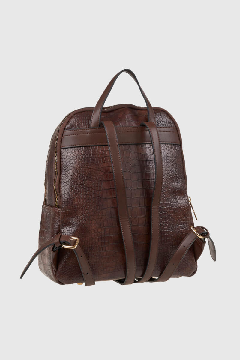 VERDE ΓΥΝΑΙΚΕΙΟ ΣΑΚΙΔΙΟ ΠΛΑΤΗΣ 16-0008317 ANIMAL PRINT ΚΑΦΕ