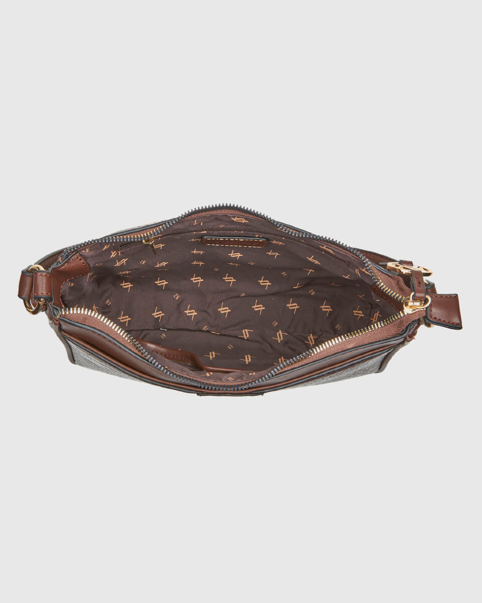 VERDE ΓΥΝΑΙΚΕΙΑ ΤΣΑΝΤΑ ΩΜΟΥ 16-0008318 ANIMAL PRINT ΚΑΦΕ