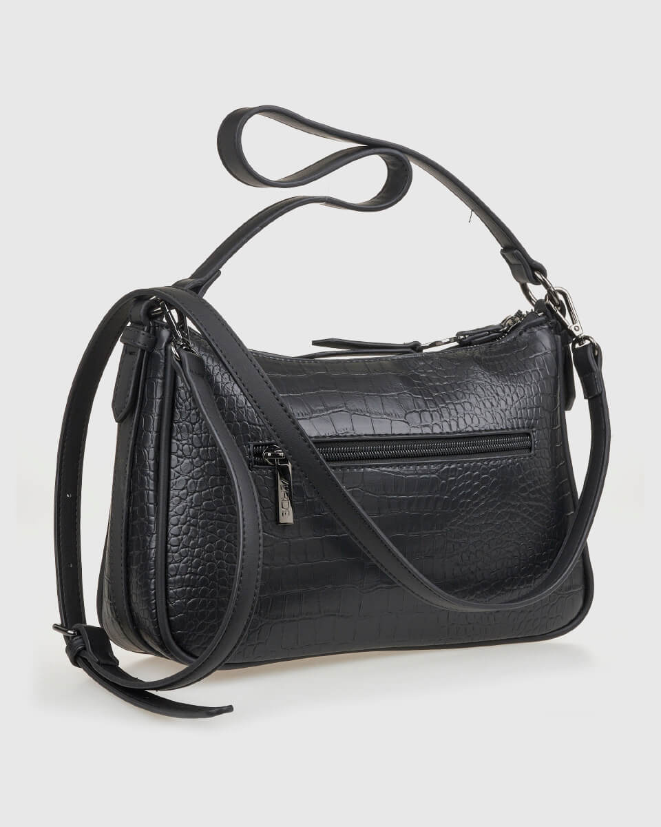 VERDE ΓΥΝΑΙΚΕΙΑ ΤΣΑΝΤΑ ΩΜΟΥ 16-0008318 ANIMAL PRINT ΜΑΥΡΟ