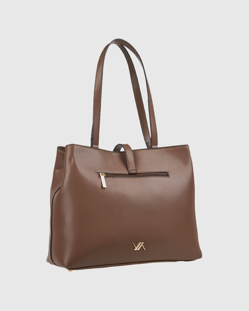 VERDE ΓΥΝΑΙΚΕΙΑ ΤΣΑΝΤΑ ΩΜΟΥ 16-0008324 ANIMAL PRINT ΚΑΦΕ