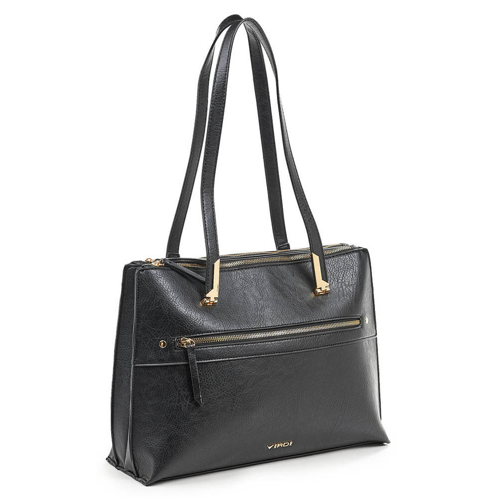 VERDE ΓΥΝΑΙΚΕΙΑ ΤΣΑΝΤΑ ΏΜΟΥ 16-6682 ΜΑΥΡΟ