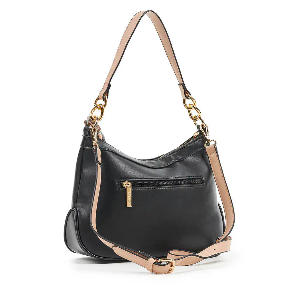 Verde Γυναικεία Τσάντα Ώμου 16-6711 Μαύρο