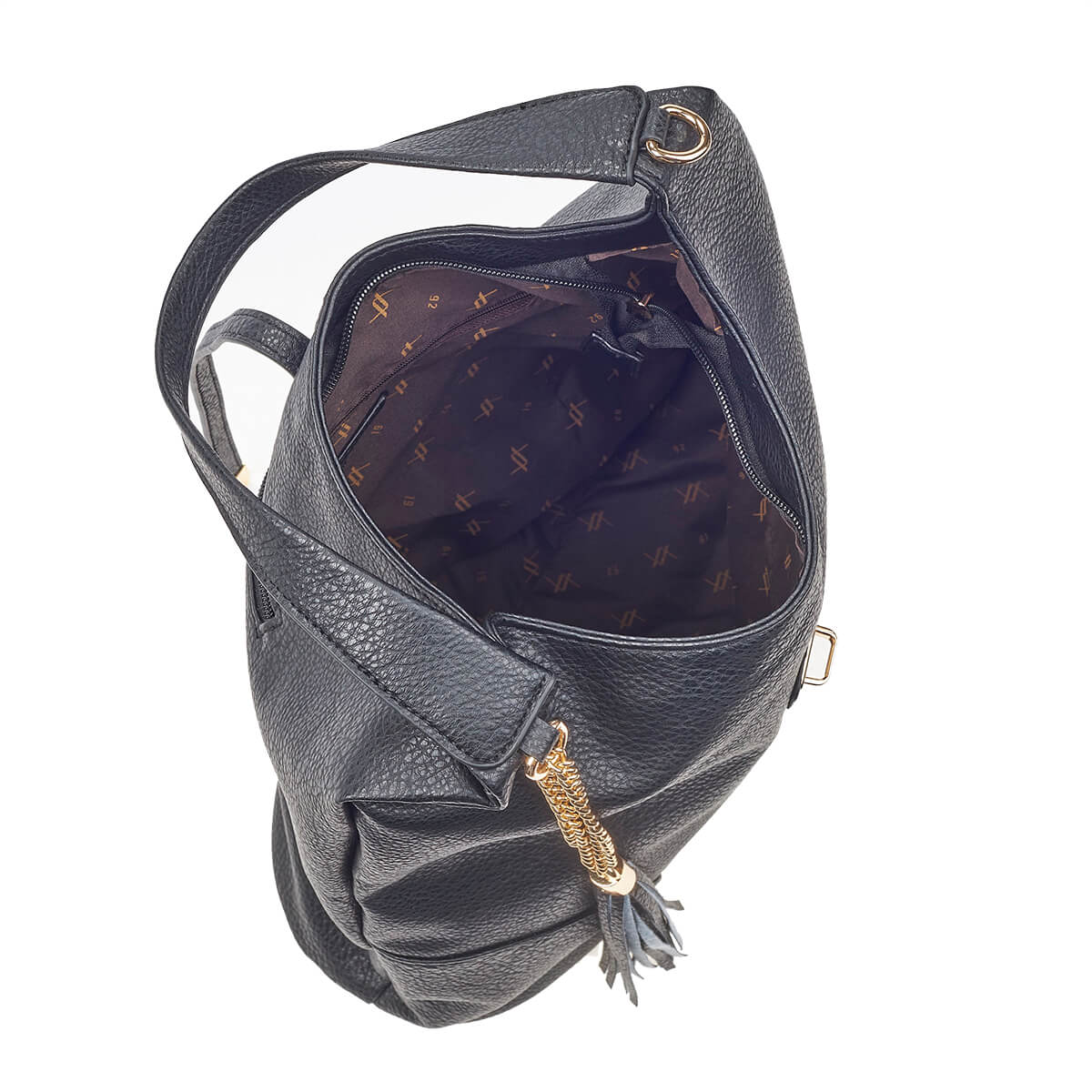 Verde Γυναικεία Τσάντα Ώμου 16-6720 Μαύρο