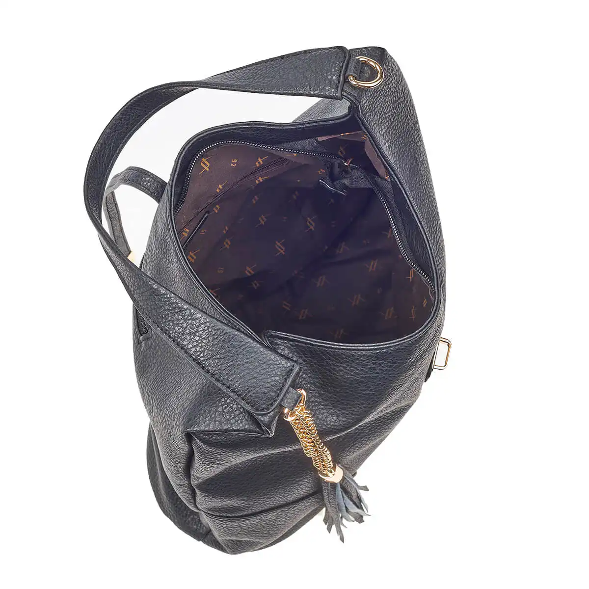 Verde Γυναικεία Τσάντα Ώμου 16-6720 Μαύρο