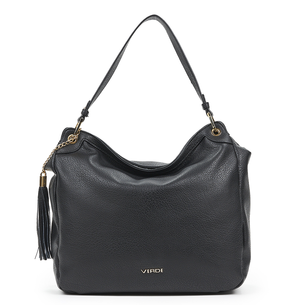 Verde Γυναικεία Τσάντα Ώμου 16-6721 Μαύρο
