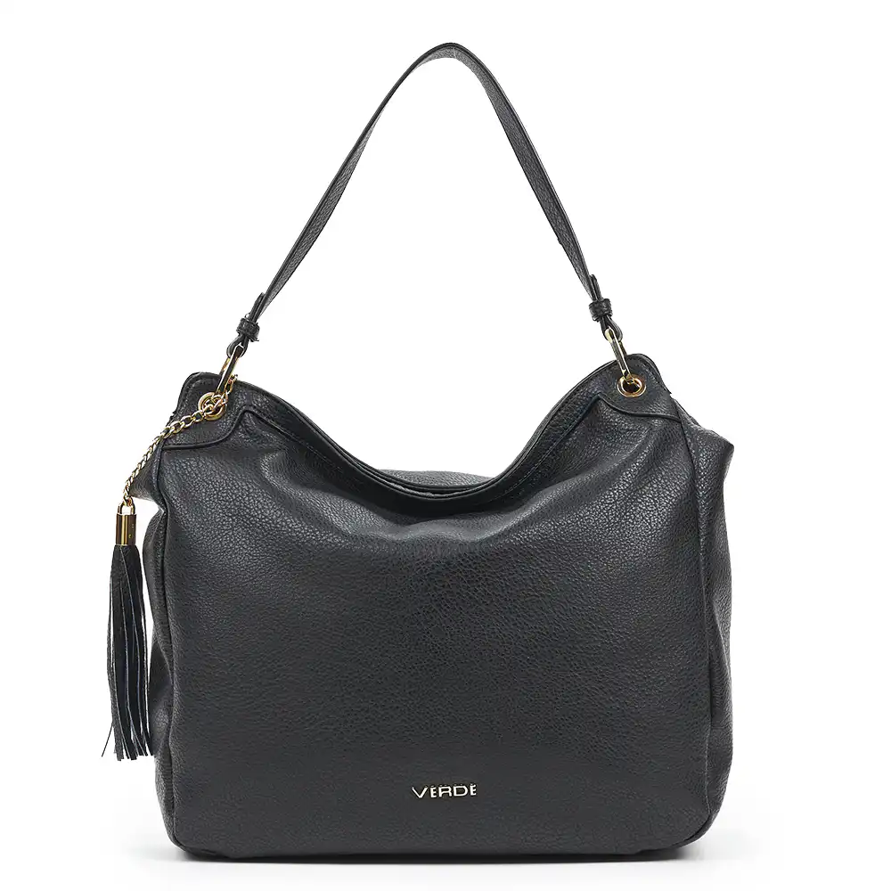 Verde Γυναικεία Τσάντα Ώμου 16-6721 Μαύρο