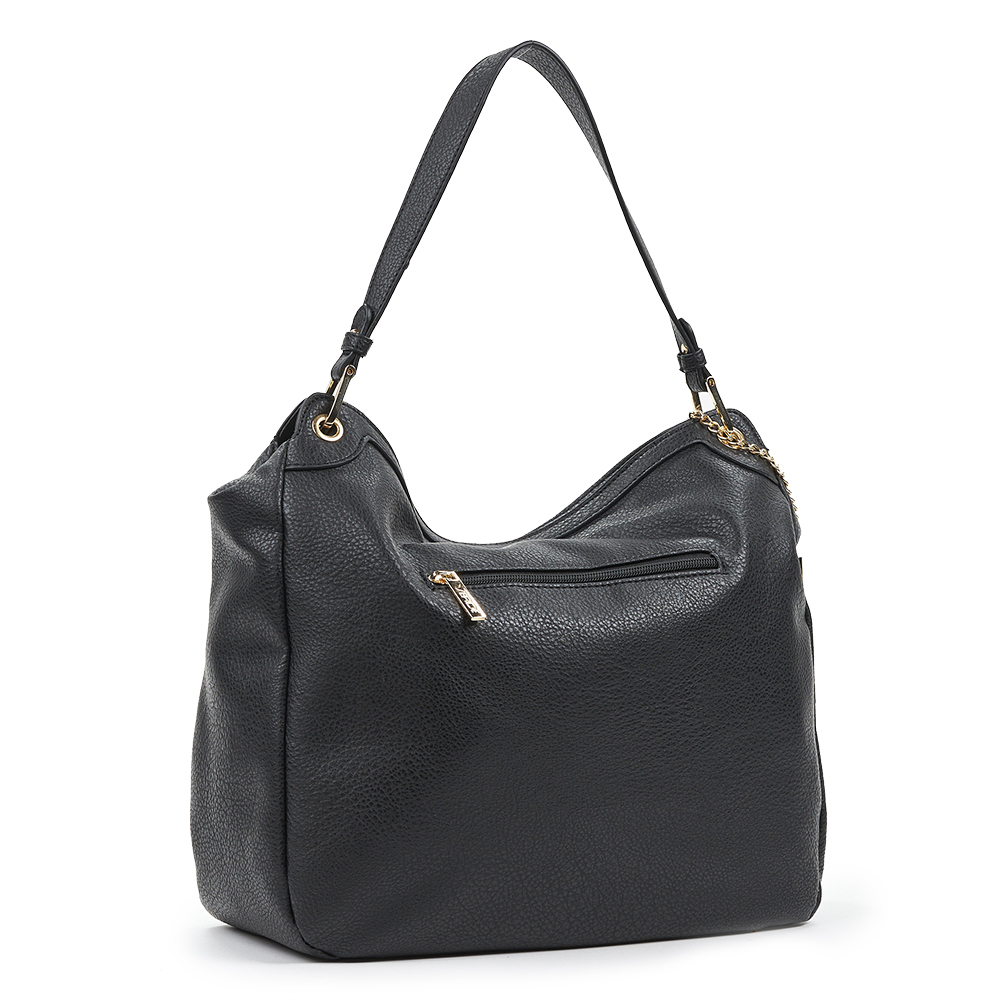 Verde Γυναικεία Τσάντα Ώμου 16-6721 Μαύρο