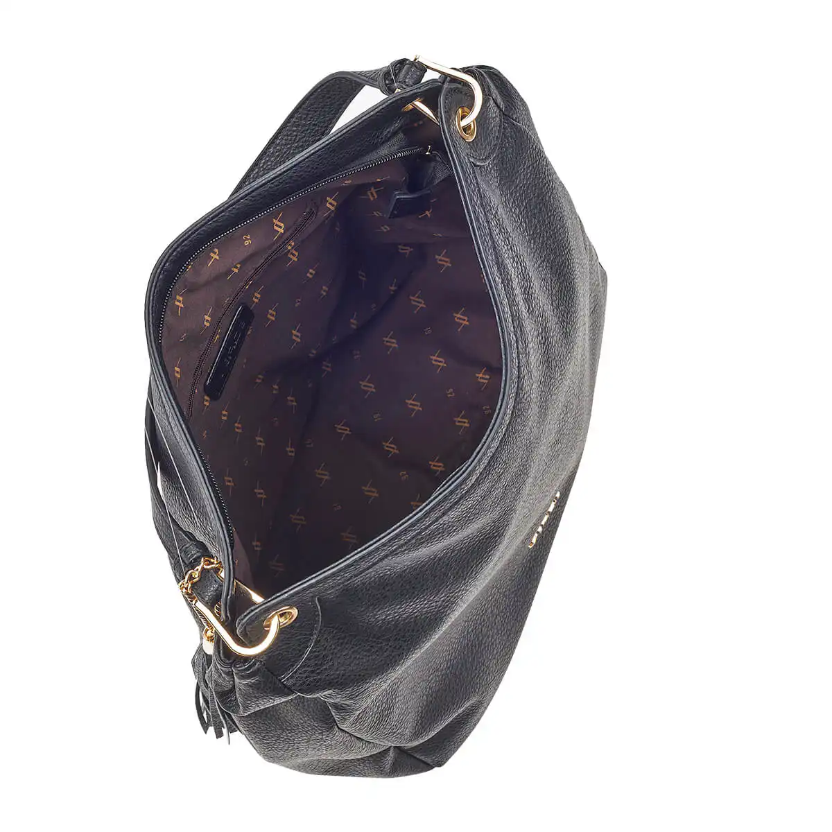 Verde Γυναικεία Τσάντα Ώμου 16-6721 Μαύρο