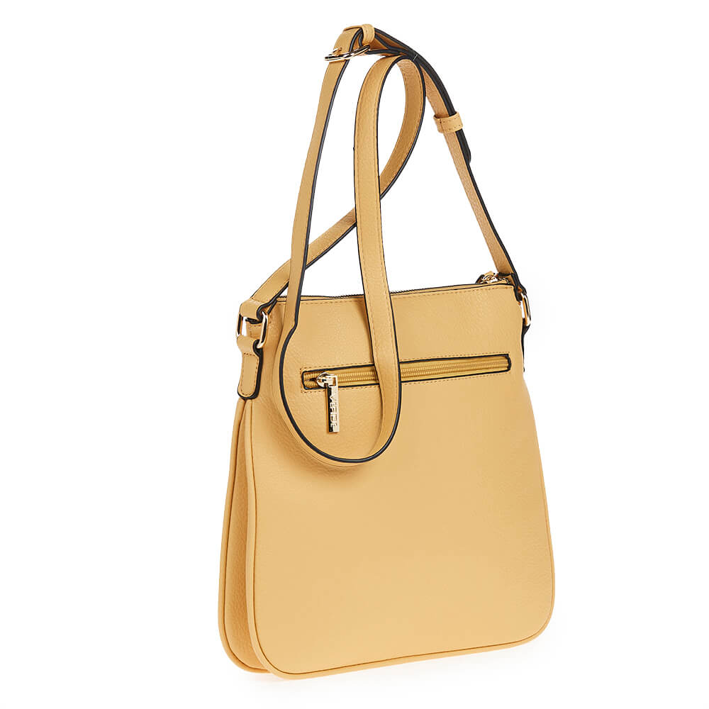 Verde Γυναικεία Τσάντα Χιαστί 16-6723 Μαύρο