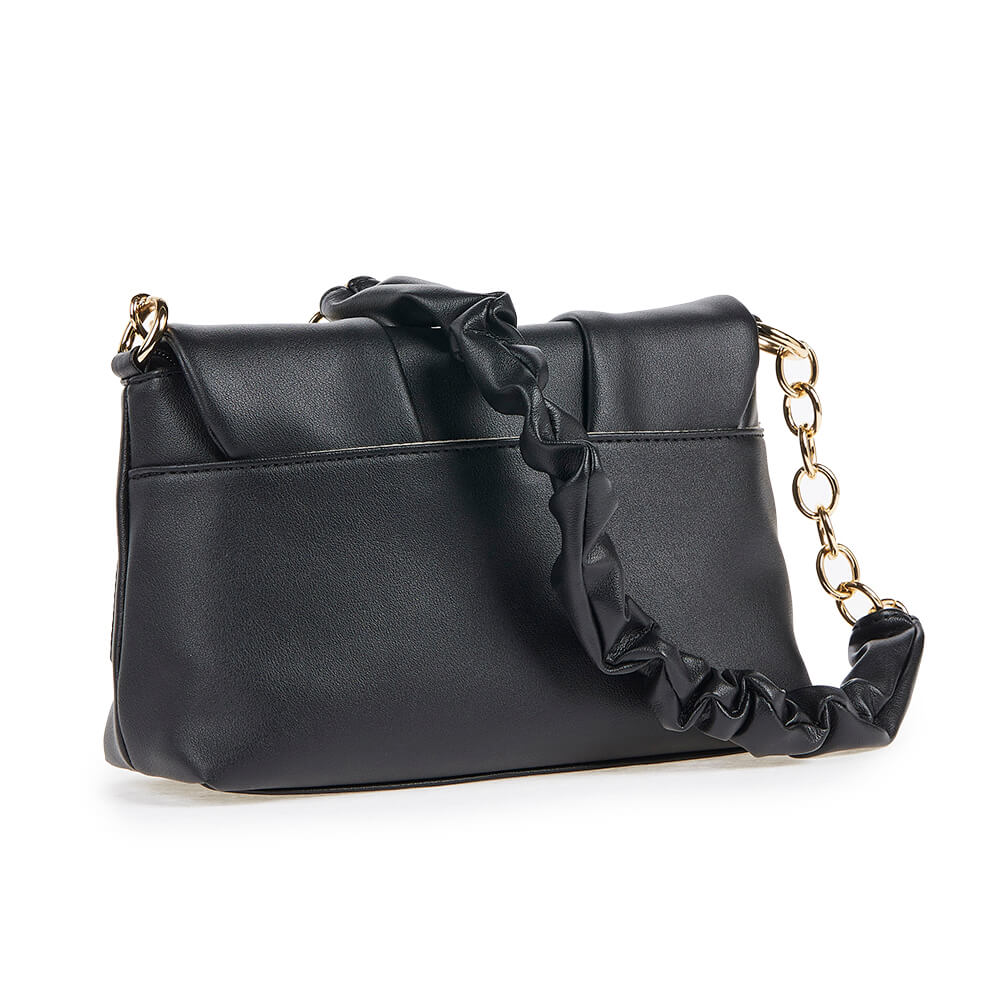 Verde Γυναικεία Τσάντα Ώμου 16-6741 Μαύρο