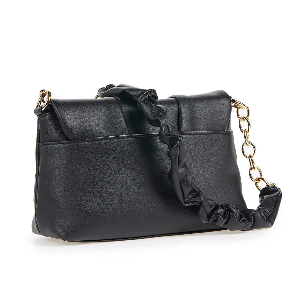 Verde Γυναικεία Τσάντα Ώμου 16-6741 Μαύρο