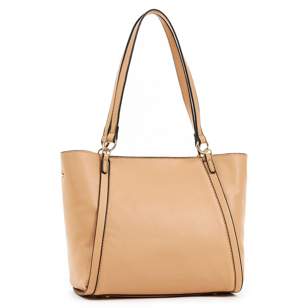 Verde Γυναικεία Τσάντα Ώμου 16-6749 Μπέζ