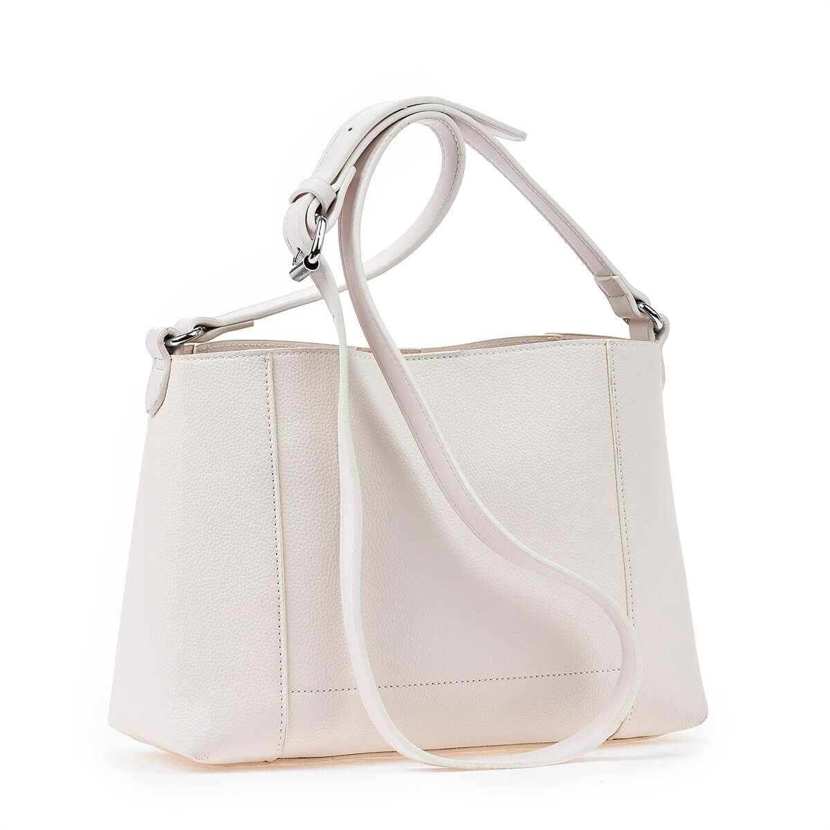 Verde Γυναικεία Τσάντα Χιαστί 16-6752 Εκρού