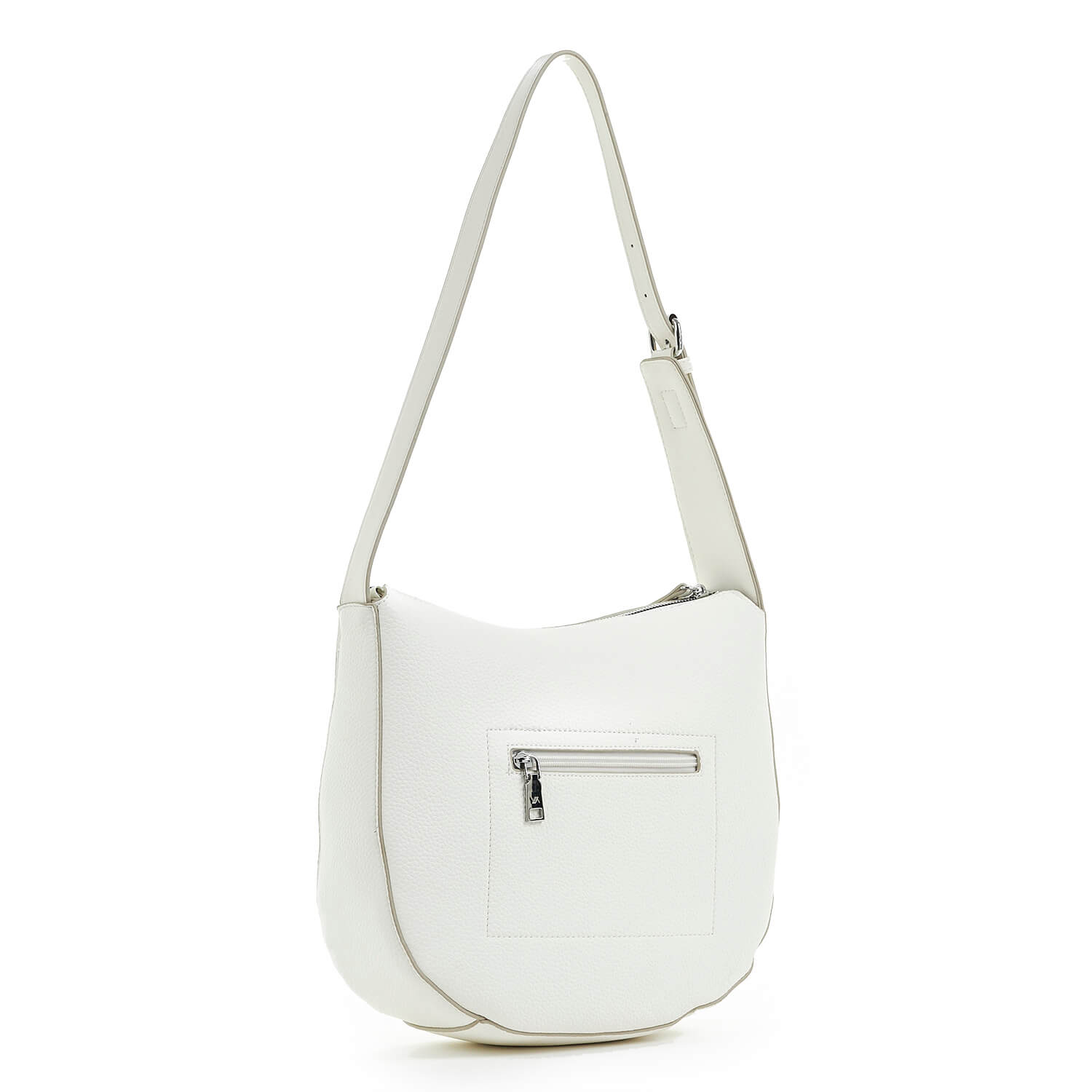 Verde Γυναικεία Τσάντα Ώμου 16-6769 Άσπρο