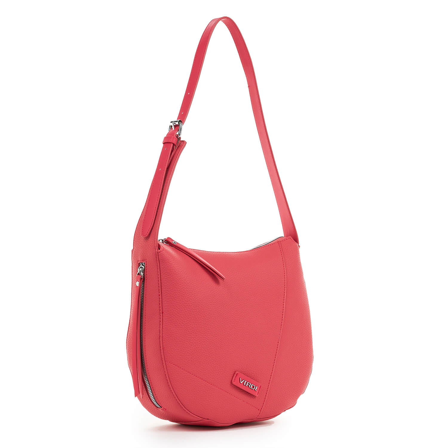 Verde Γυναικεία Τσάντα Ώμου 16-6769 Κοραλί