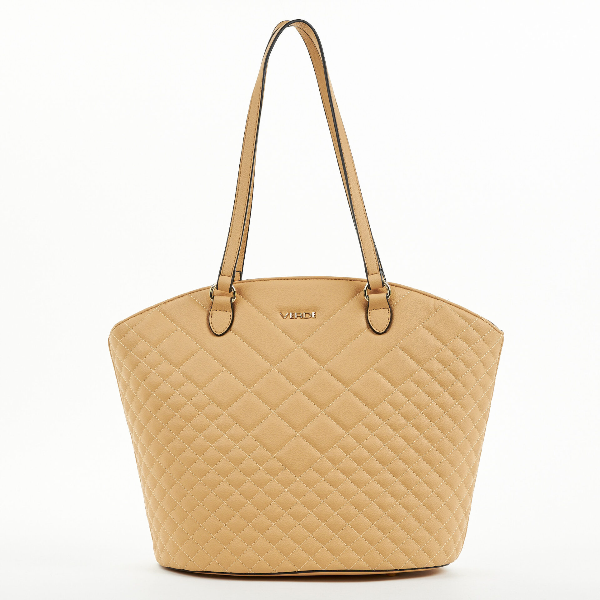 Verde Γυναικεία Τσάντα Ώμου 16-6802 Μπέζ