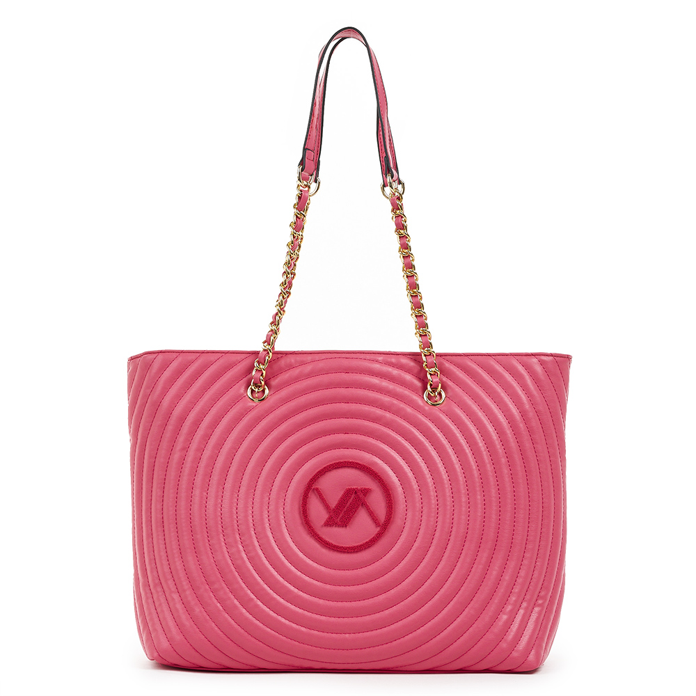 Verde Γυναικεία Τσάντα Ώμου 16-6806 Φούξια