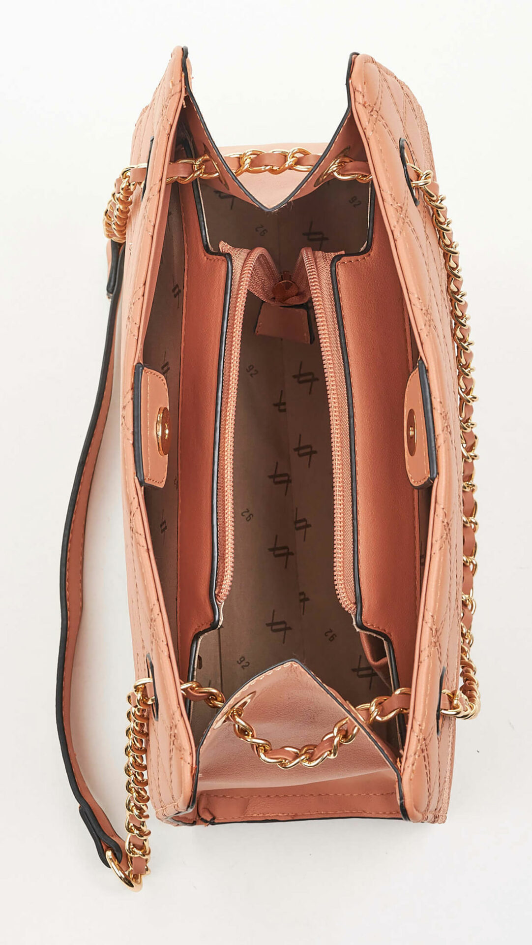 Verde Γυναικεία Τσάντα Ώμου 16-6820 Ροδακινί