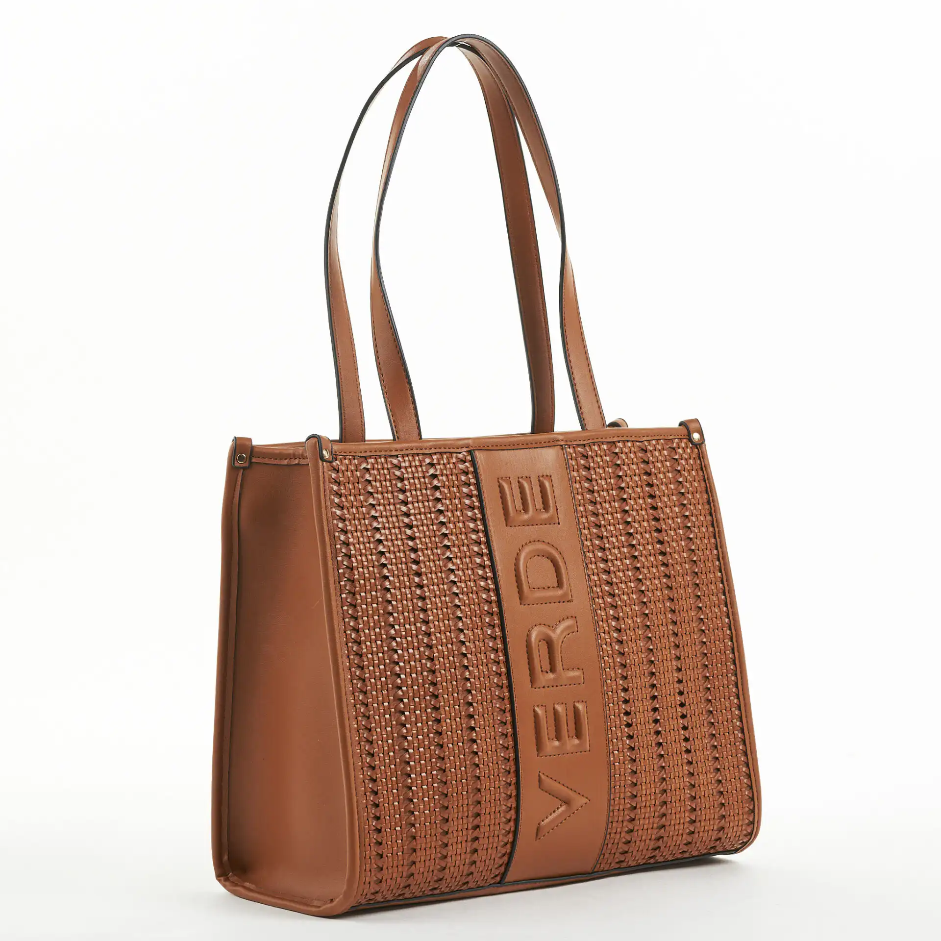 Verde Γυναικεία Τσάντα Ώμου 16-6826 Καμηλό