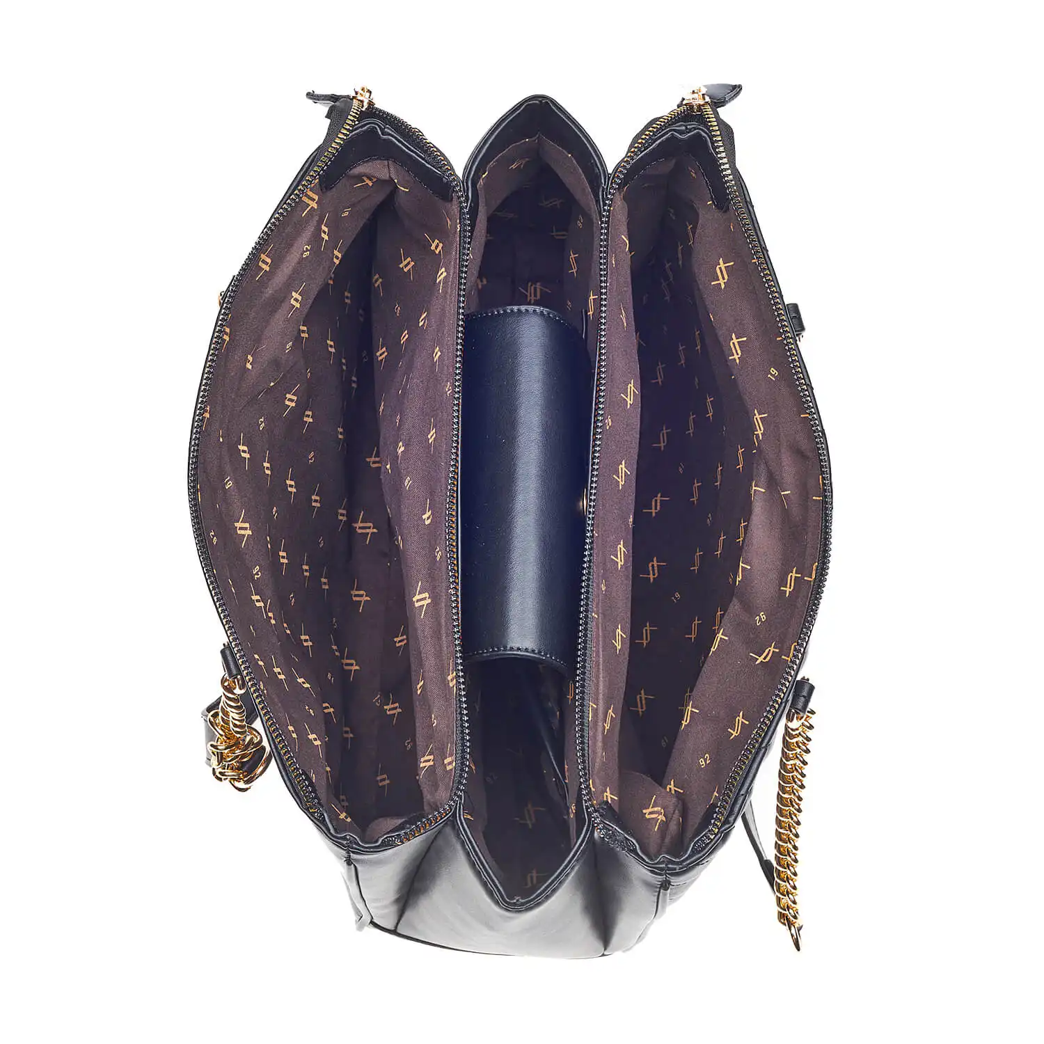 Verde Γυναικεία Τσάντα Ώμου 16-6845 Μαύρο