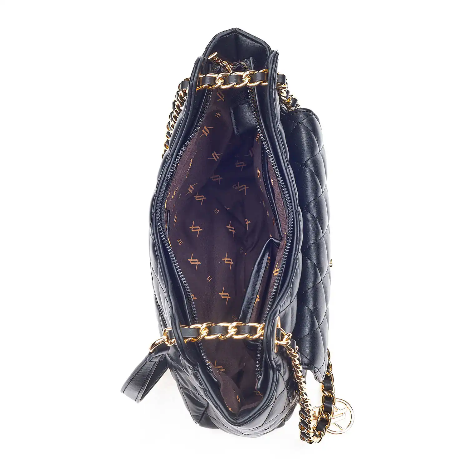 Verde Γυναικεία Τσάντα Ώμου 16-6854 Μαύρο