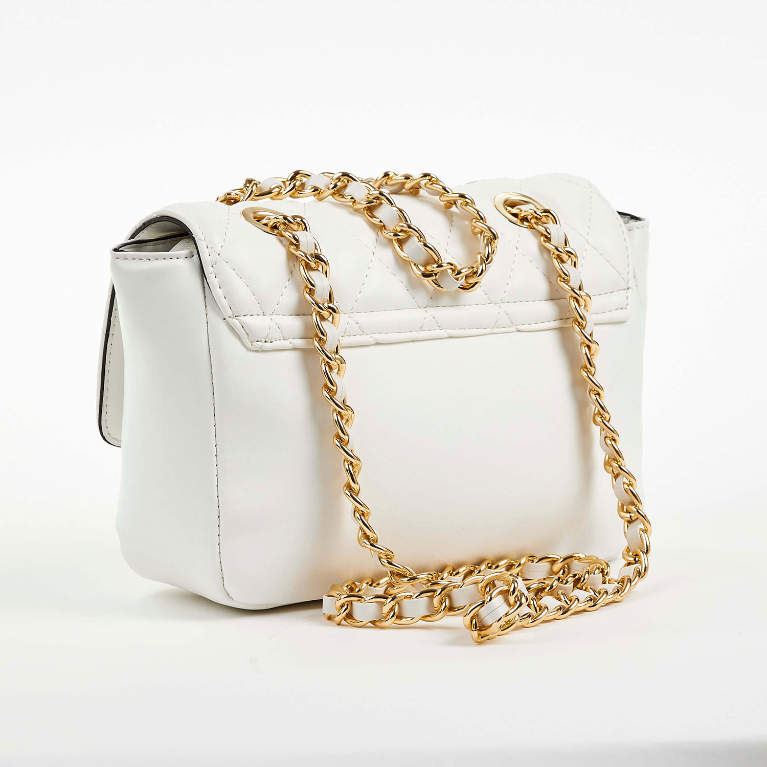 Verde Γυναικεία Τσάντα Ώμου 16-6855 Άσπρο