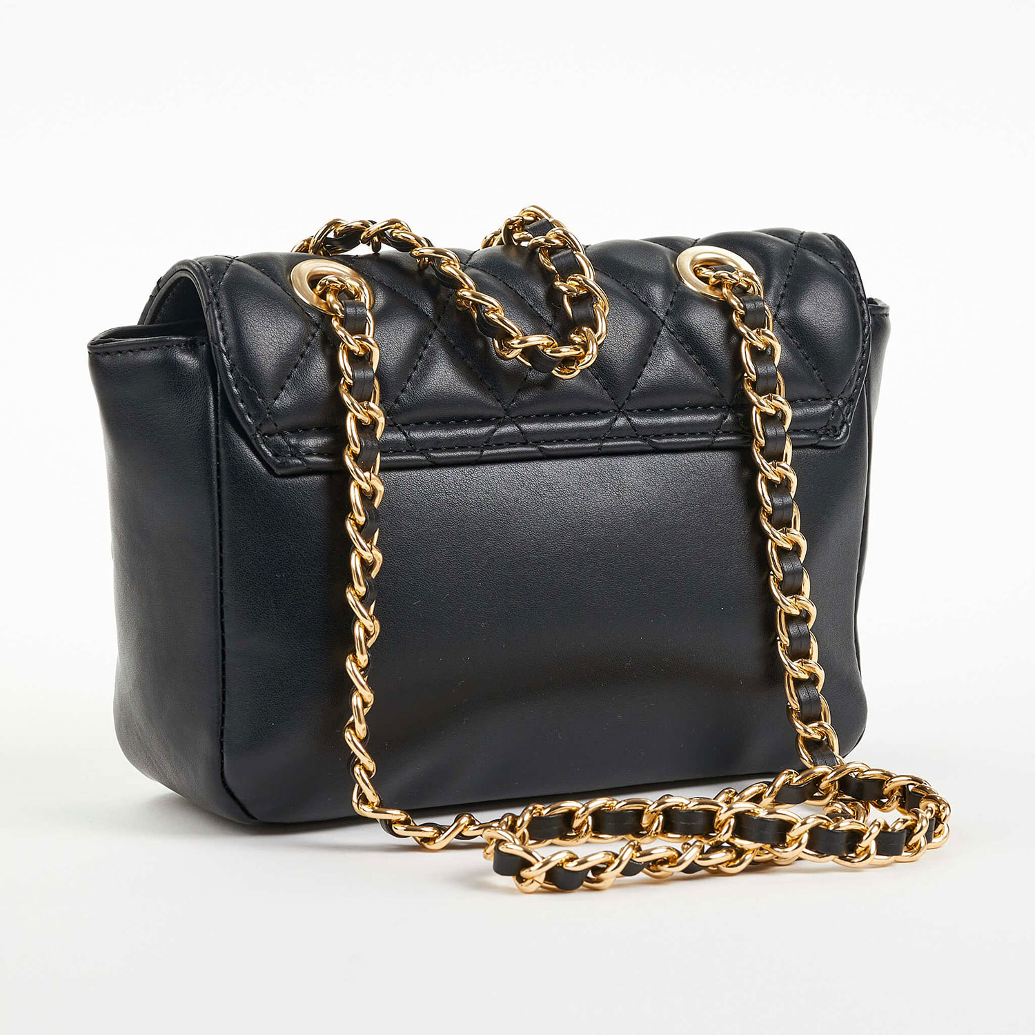 Verde Γυναικεία Τσάντα Ώμου 16-6855 Μαύρο