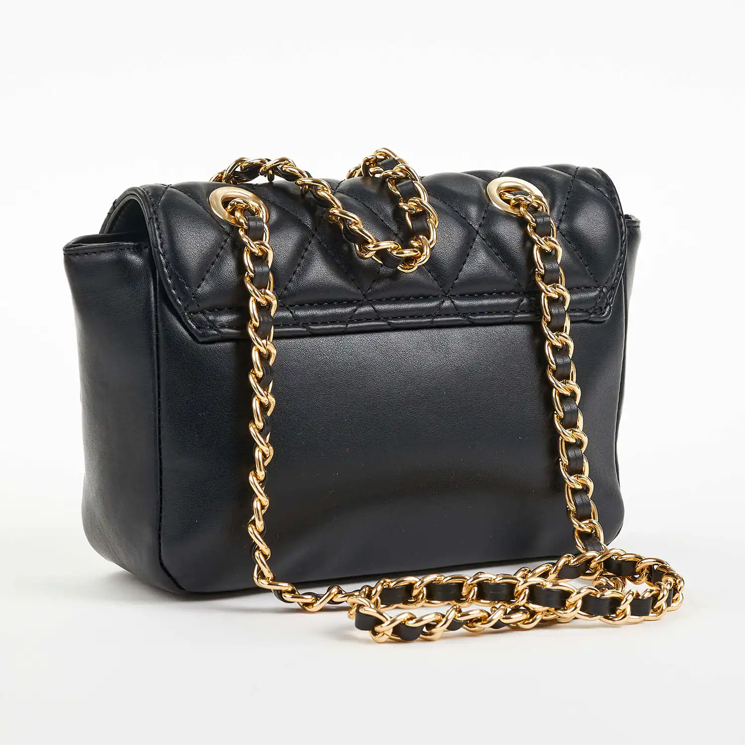 Verde Γυναικεία Τσάντα Ώμου 16-6855 Μαύρο