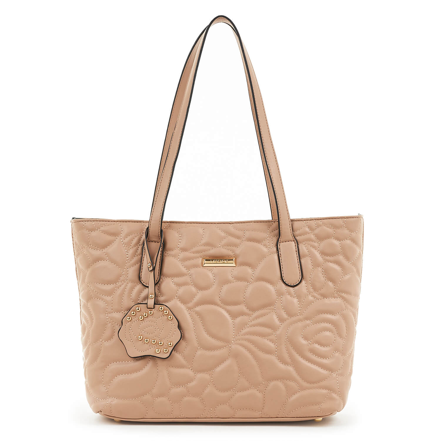 Verde Γυναικεία Τσάντα Ώμου 16-6883 Φυσικό Ρόζ