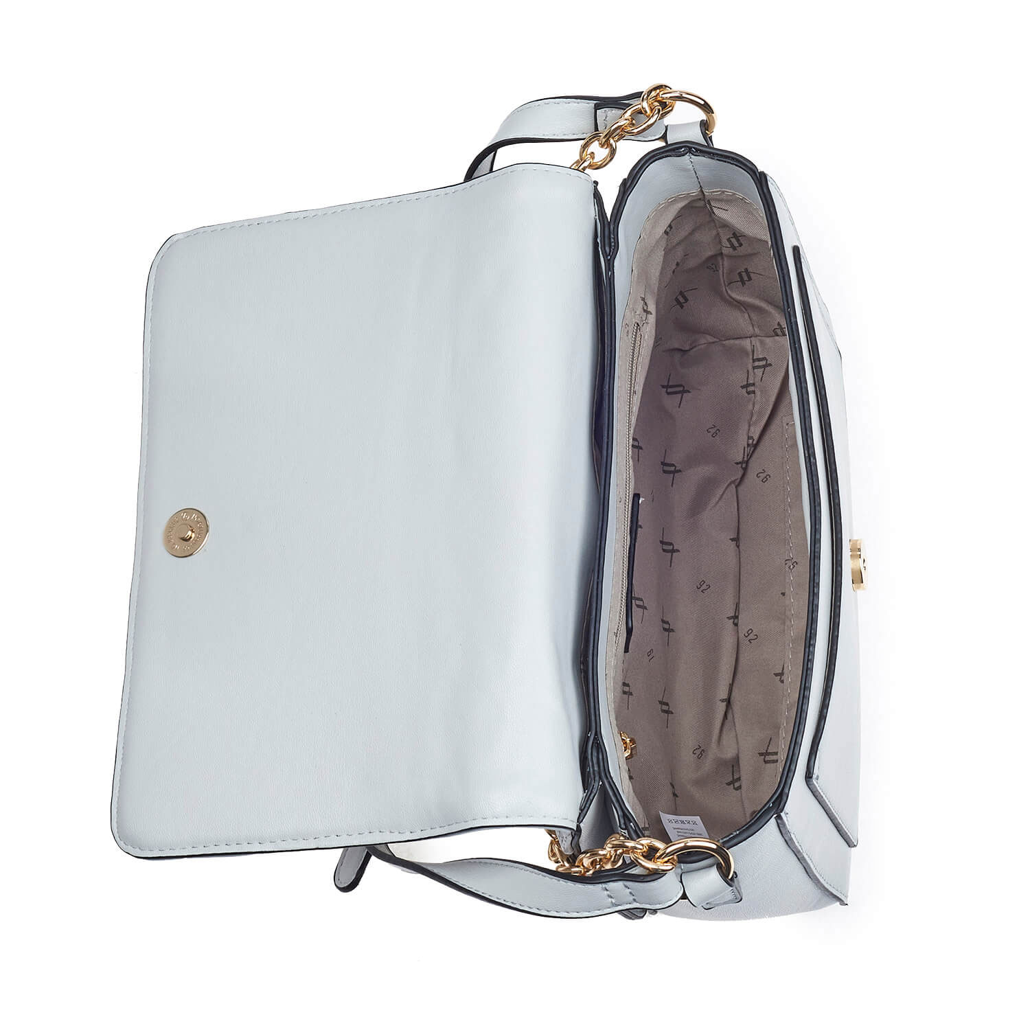 Verde Γυναικεία Τσάντα Χιαστί 16-6884 Γκρί