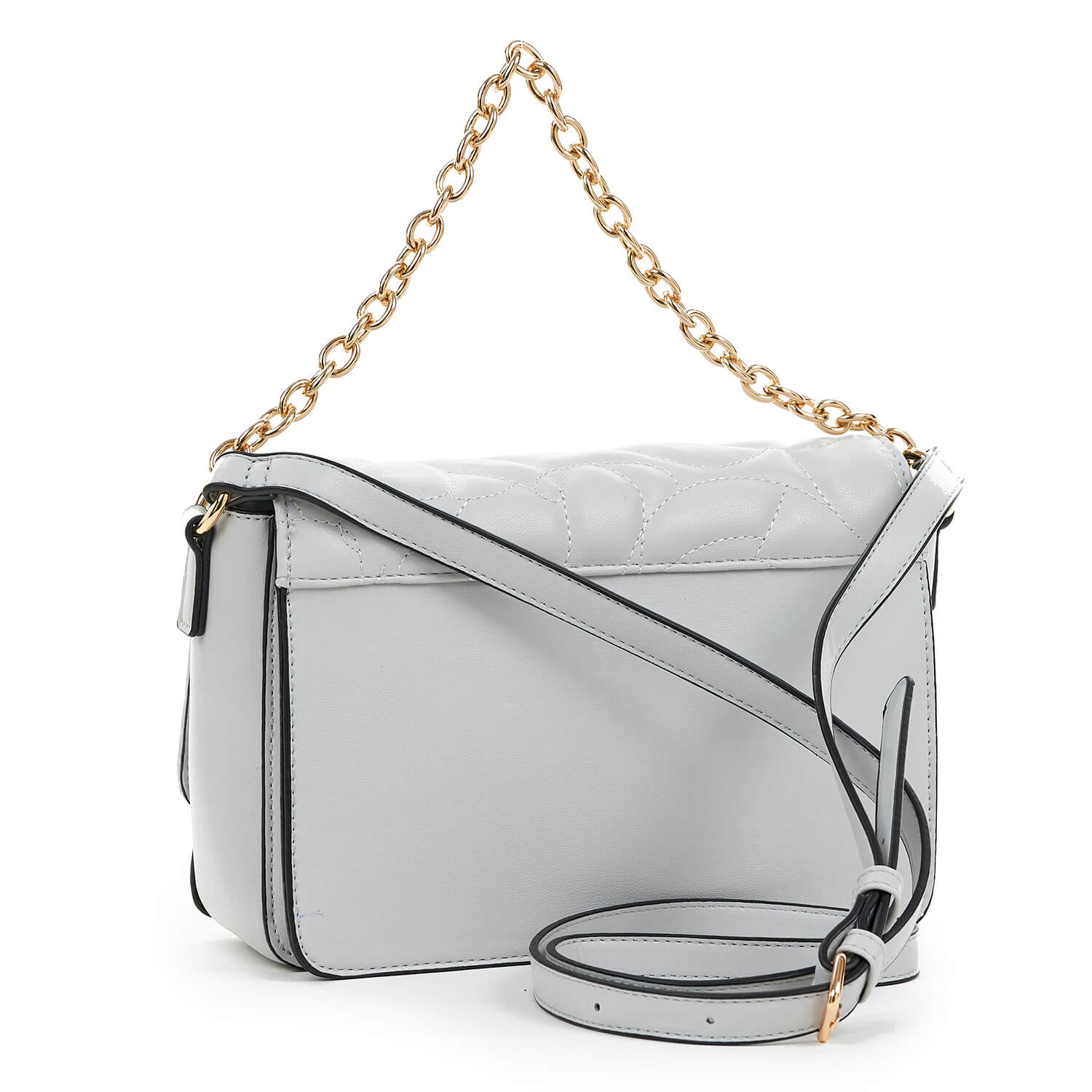 Verde Γυναικεία Τσάντα Χιαστί 16-6884 Γκρί