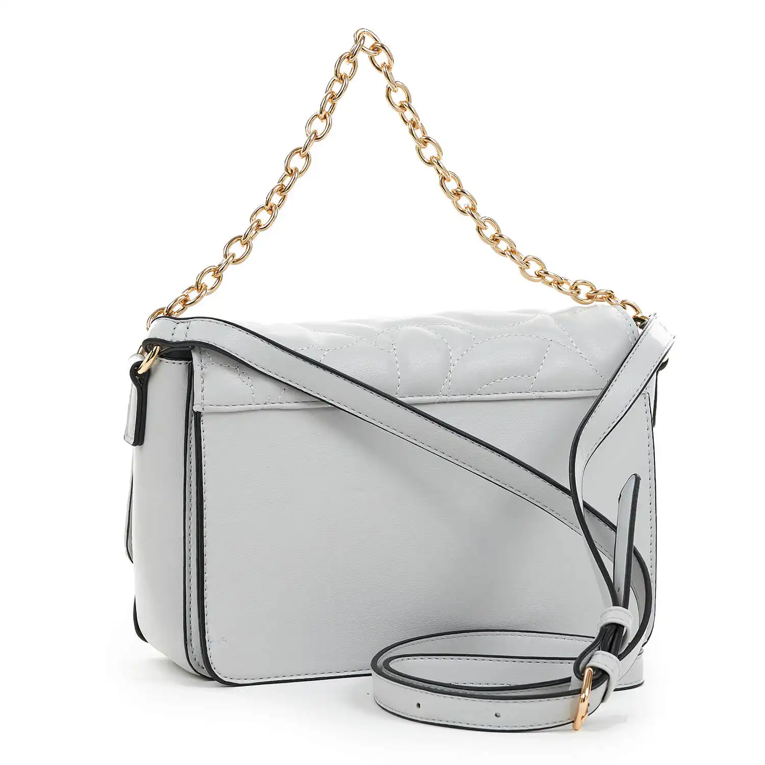 Verde Γυναικεία Τσάντα Χιαστί 16-6884 Γκρί