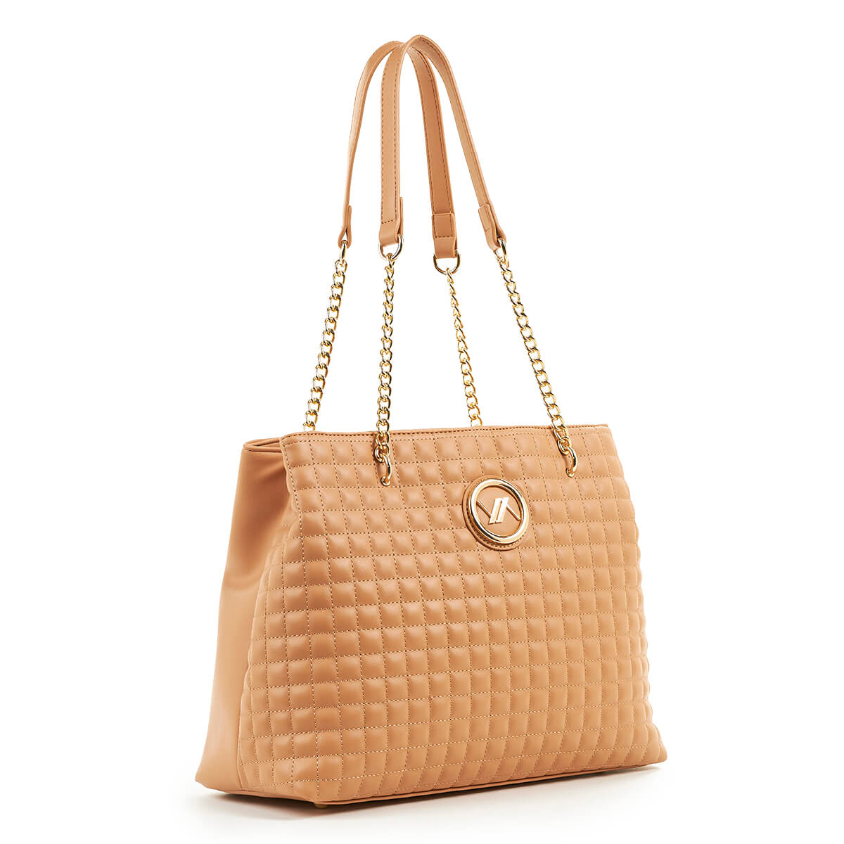 Verde Γυναικεία Τσάντα Ώμου 16-6897 Καμηλό