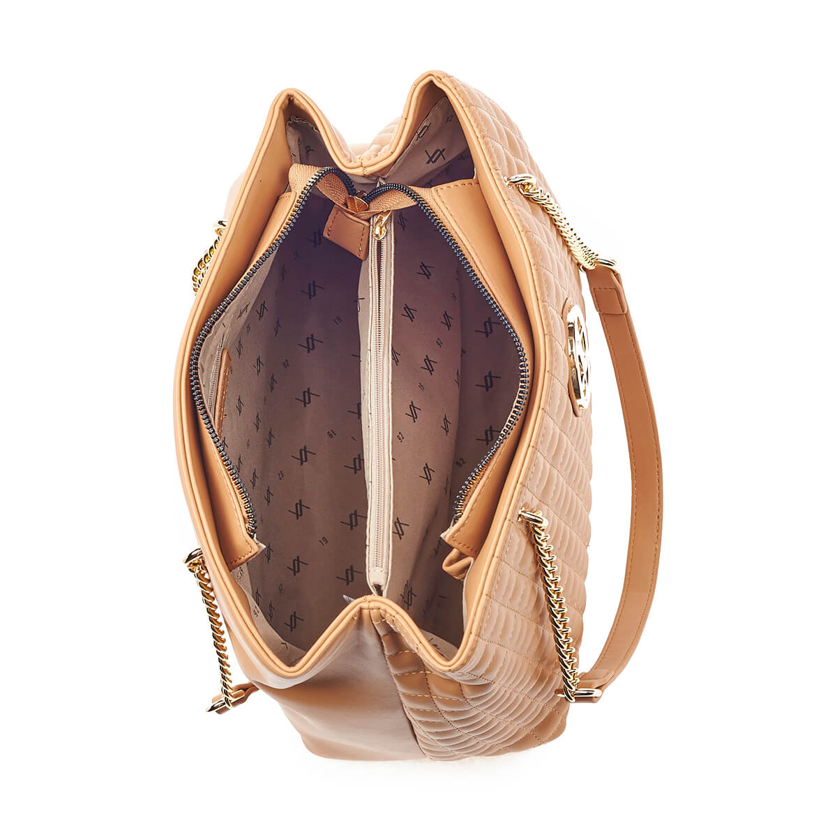 Verde Γυναικεία Τσάντα Ώμου 16-6897 Καμηλό