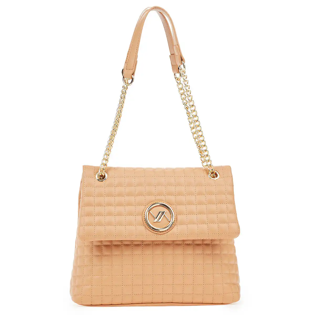 Verde Γυναικεία Τσάντα Ώμου 16-6898 Καμηλό