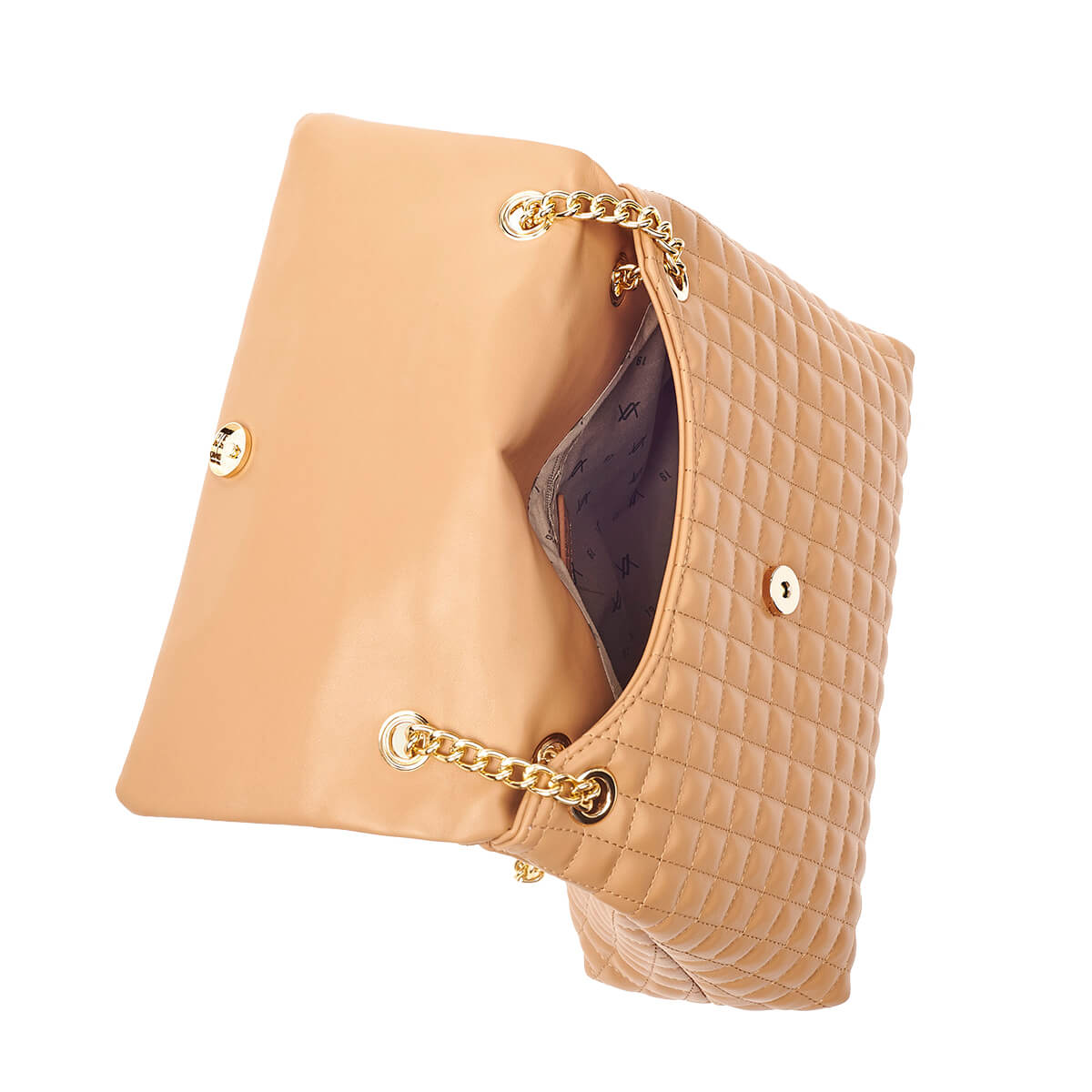 Verde Γυναικεία Τσάντα Ώμου 16-6898 Καμηλό