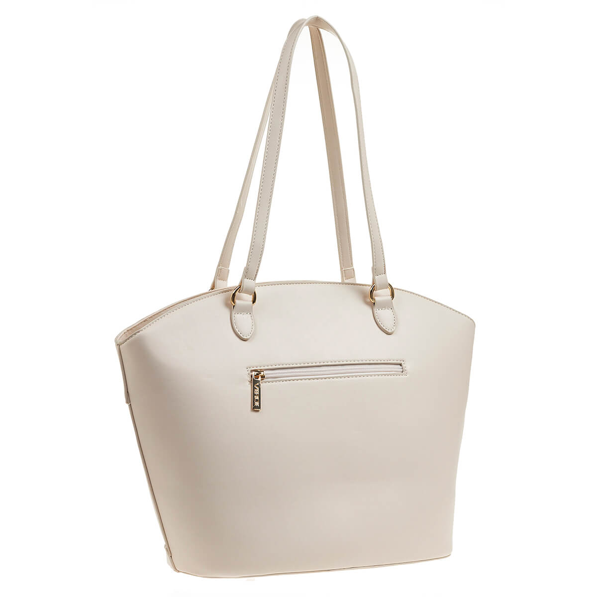 Verde Γυναικεία Τσάντα Ώμου 16-6903 Εκρού