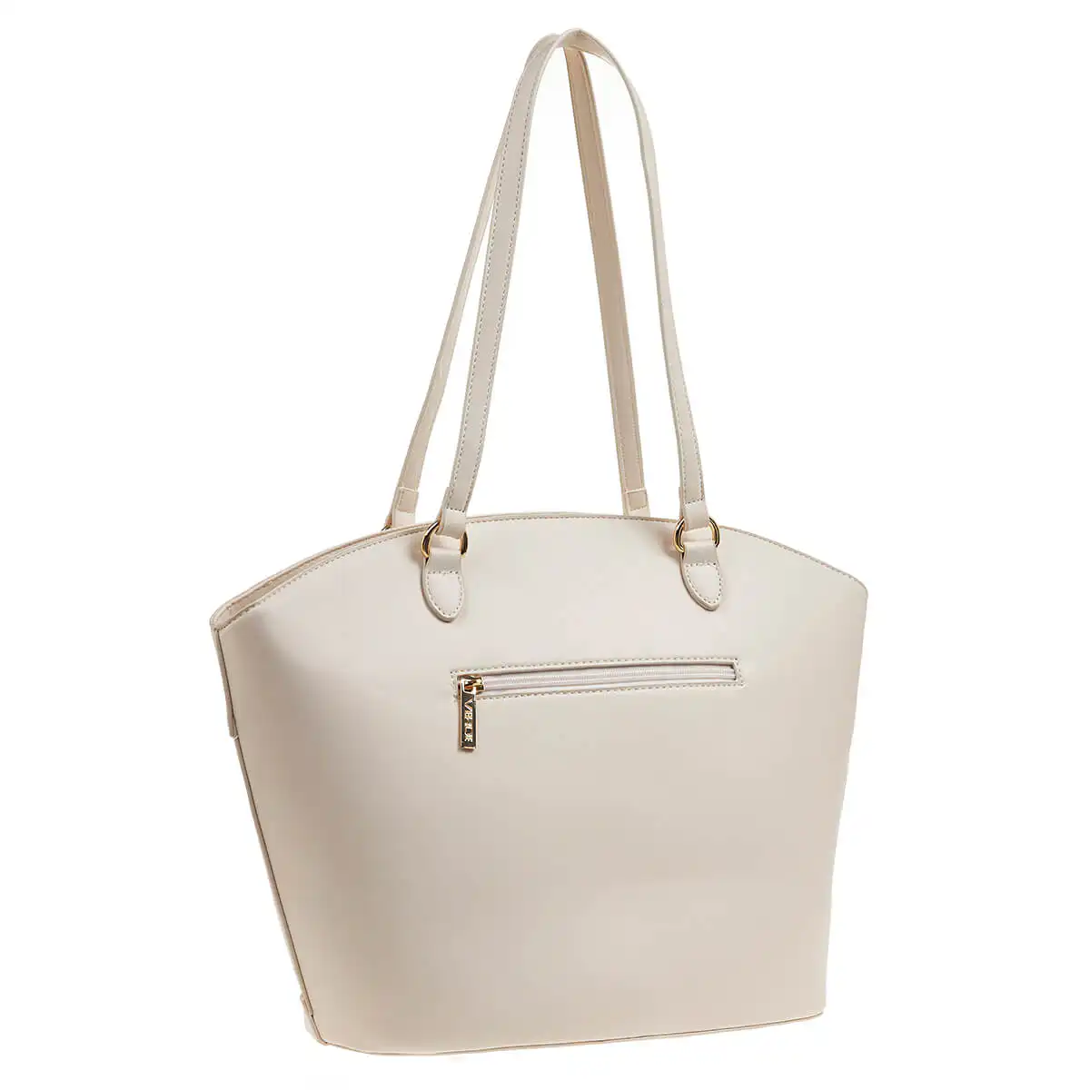 Verde Γυναικεία Τσάντα Ώμου 16-6903 Εκρού