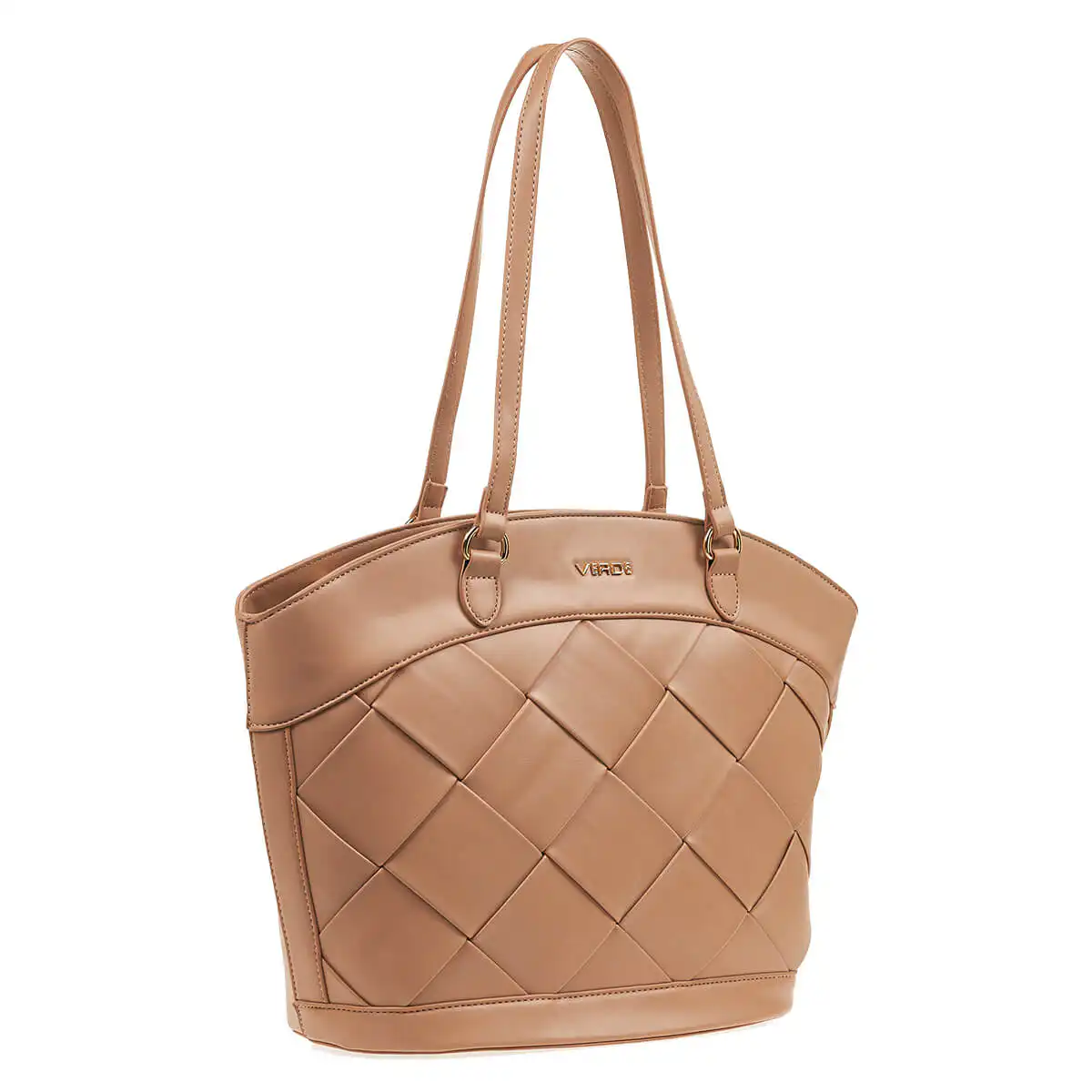 Verde Γυναικεία Τσάντα Ώμου 16-6903 Μπέζ