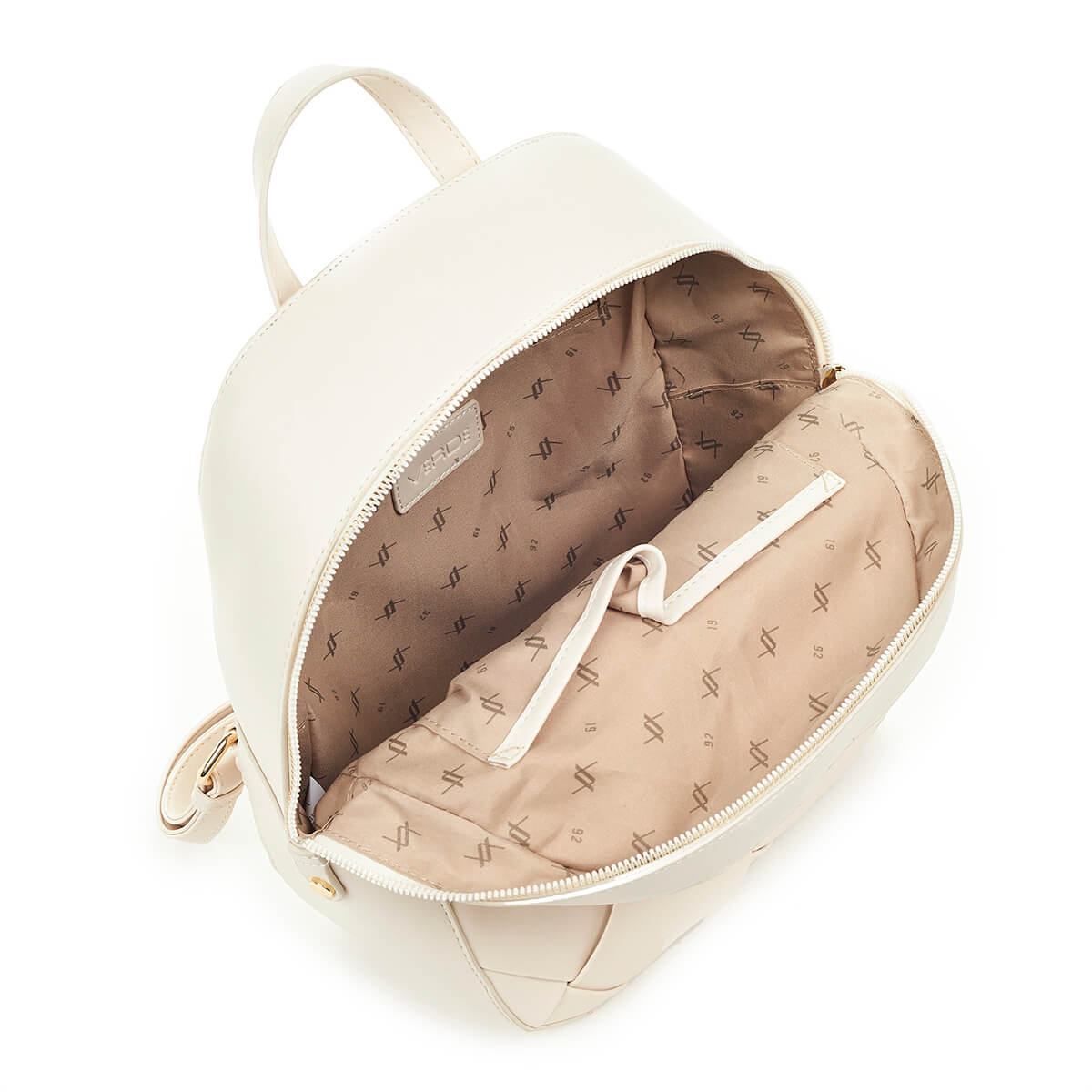 Verde Γυναικείο Σακίδιο Πλάτης 16-6904 Εκρού