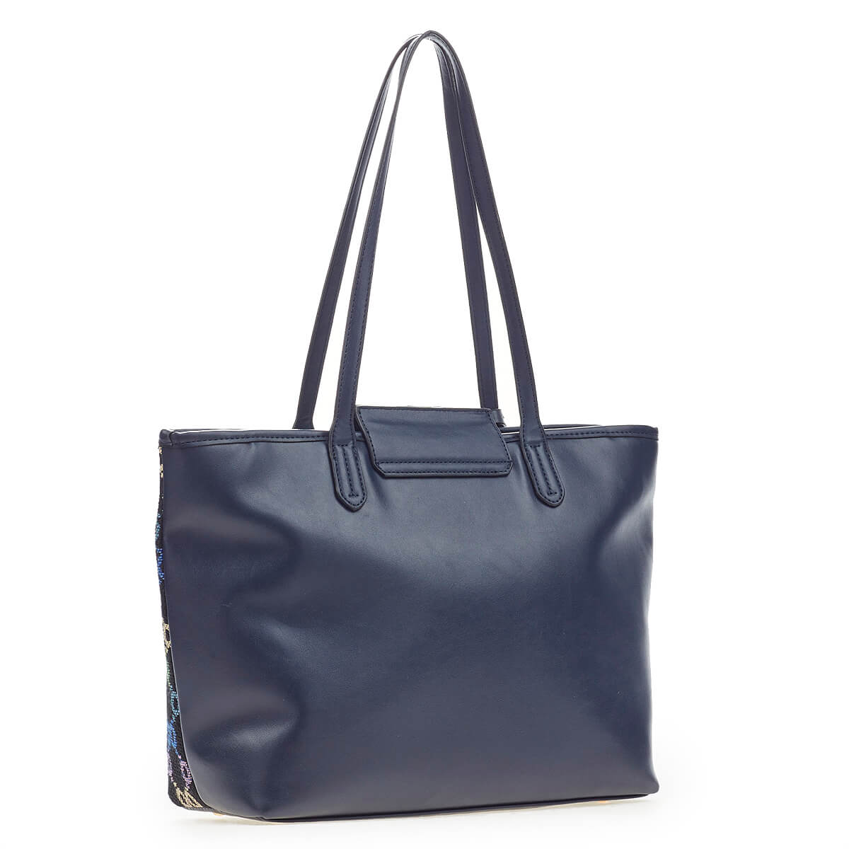 Verde Γυναικεία Τσάντα Ώμου 16-6915 Μπλέ