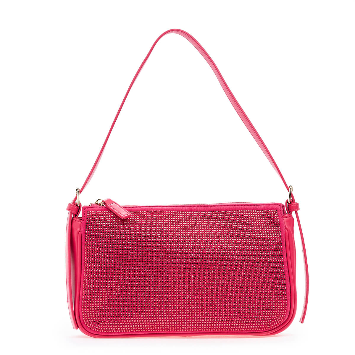 Verde Γυναικεία Τσάντα Ώμου 16-6930 Φούξια