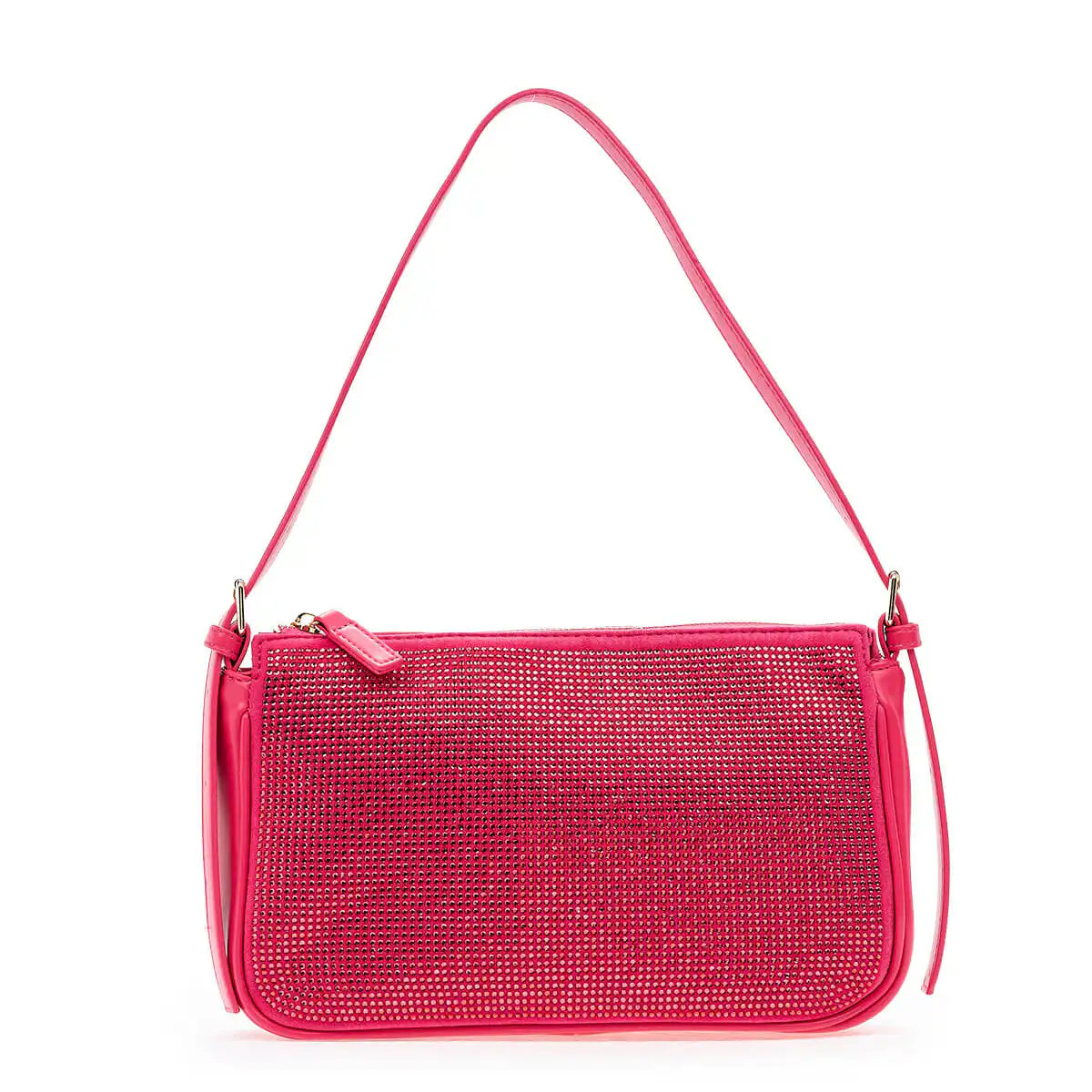 Verde Γυναικεία Τσάντα Ώμου 16-6930 Φούξια