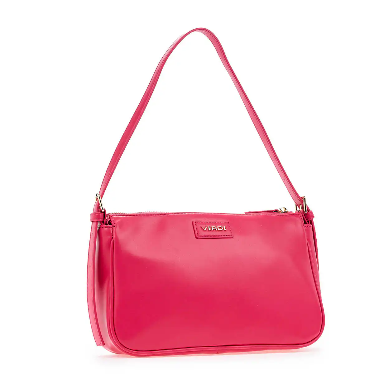 Verde Γυναικεία Τσάντα Ώμου 16-6930 Φούξια