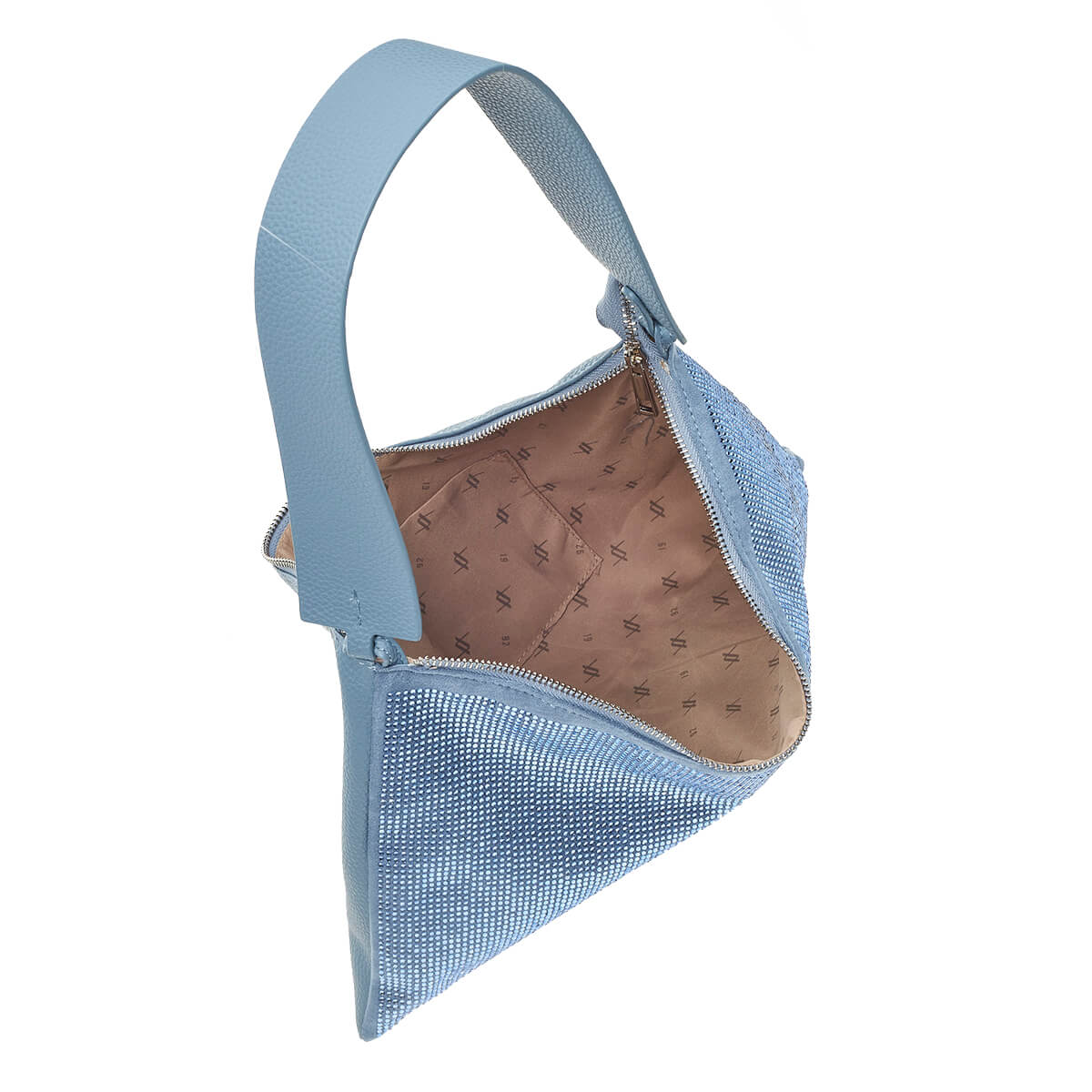 Verde Γυναικεία Τσάντα Ώμου 16-6931 Μπλέ