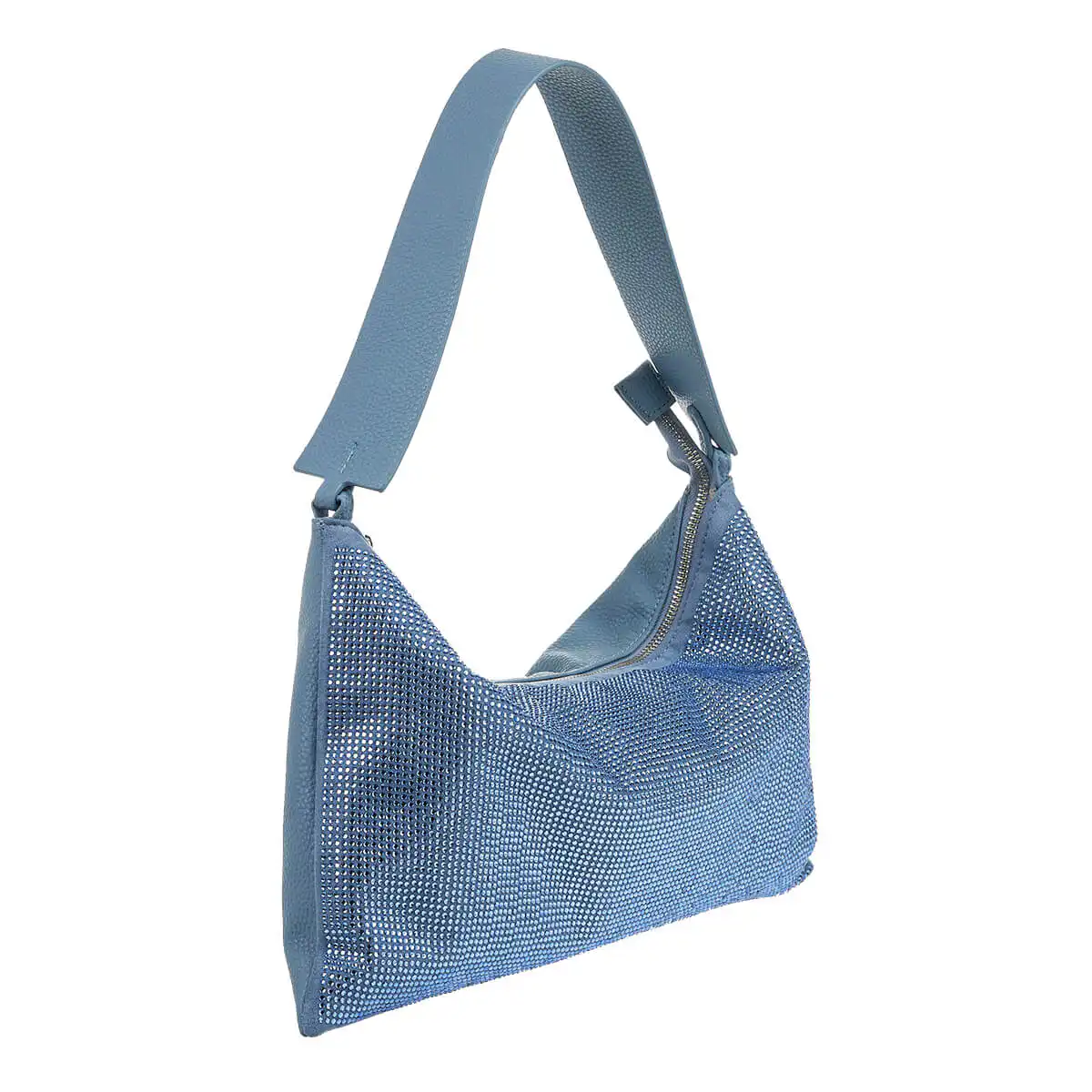 Verde Γυναικεία Τσάντα Ώμου 16-6931 Μπλέ
